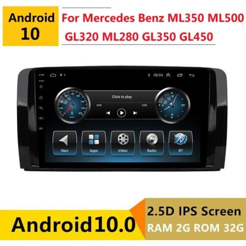 2G RAM Android car stereo for Mercedes Benz ML GL W164 ML350 ML500 GL320 X164 ML280 GL350 GL450 radio navigation GPS headunit