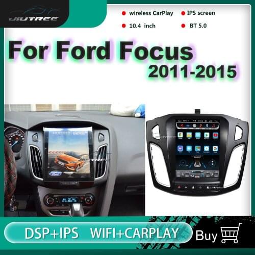Tesla Screen PX6 Android Car Radio For Ford Focus 2011- 2015 GPS Navigation Car Multimedia Player Auto Stereo Carplay Player