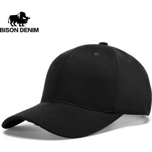 BISON DENIM Unisex Baseball Hat Sun Visor Pure Color Baseball Cap Men Women Cap Outdoor Sun Hat Adjustable Sports Caps M9499