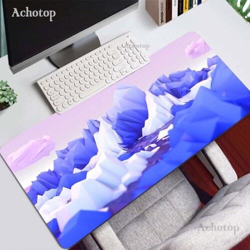 4k Geometric Landscape Mouse Pad Large Extended Mousepad Gaming Mouse Pad Keyboard PC Anti-slip Mouse Pad tapis de souris anime