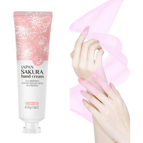 Cherry Blossom Hand Cream Moisturizing Anti-drying Smooth Fine Lines Anti-crack Hand Care Cream
