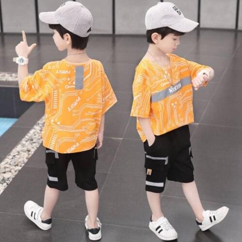 Summer Boys Clothes Casual Outfit Teen Boys Clothing Sets Kids Tracksuit For Boys Sport Suit Children Clothing 3T 6 8 10 12 Year
