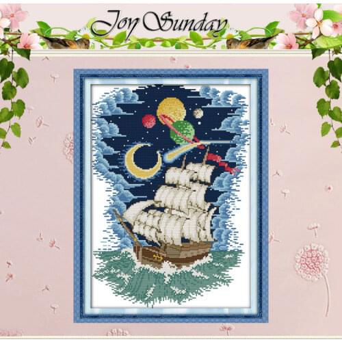 Navigation Counted Cross Stitch Handmade Cross Stitch 11CT 14CT landscape Cross Stitch Sewing Kits Embroidery for Needlework