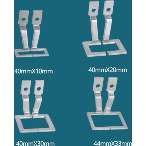 Rectangular-Type Presser Foot Support Plate ForJUKI 1850 1900A Knotting Machine Presser Foot Feed Plate40mmX10mm 40X20