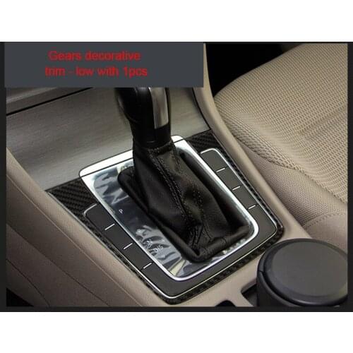 Gear Decoration Trim For Volkswagen Golf Carbon Fiber 1pcs