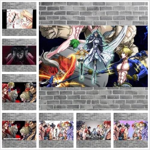 Record of Ragnarok Japanese Anime Posters Canvas Painting Live Room Wall Sticker Wall Decor Wallpapers Home Decoration Painting