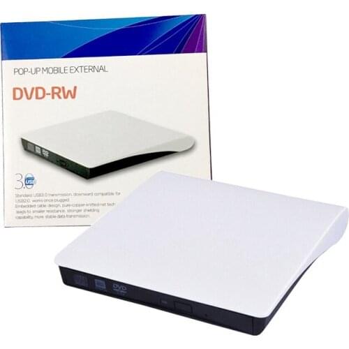 For Laptop PC CD ROM Burner Compatible USB CD Drive External CD DVD Drive USB 3.0 Portable Disc Player Burner Writer