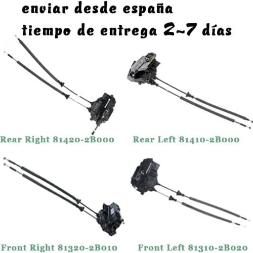 Front Rear Left Right Side Power Door Lock Actuator For Hyundai Santa Fe 2006-2009 81410-2B000 81420-2B000 81310-2B020