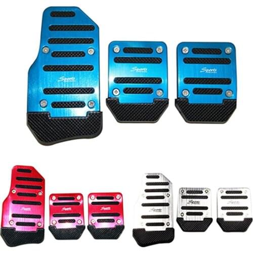 Professional Auto Non-slip Pedal Manual Car Brake Clutch Accelerator Alloy Antiskid Foot Treadle Car Accessories Supplies