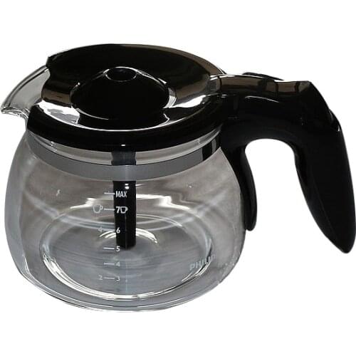 Coffee Maker Glass Jug for Philips HD7431 HD7434 HD7432 Coffee Maker Spare Parts Accessories