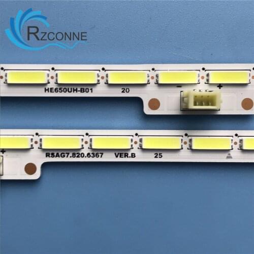 LED Backlight strip 42leds for Sharp 65'' TV HE650HU-B01 LC-65N7000U V650DJ4-QS5 LED65EC660US LED65K5500U H65M5500 HE65K5510UWTS