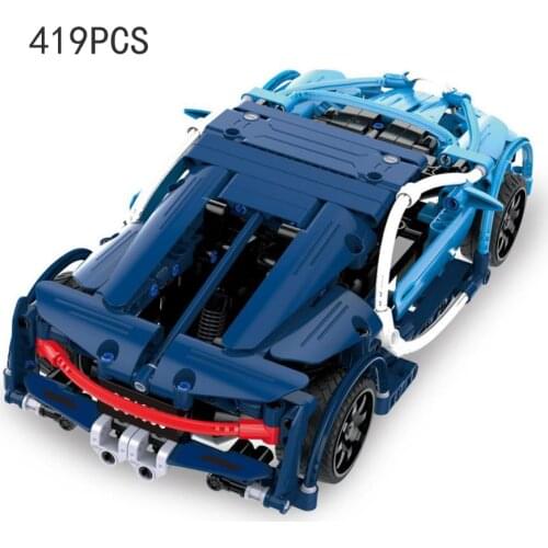 Technical building block super sport car model 2.4Ghz radio remote control vehicle brick toy RC bugatti Chiron for boys gifts