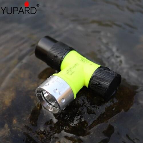 Waterproof XML-Q5 diving swimming led Headlamp underwater headlight fishing lamp Use +2*14500 Battery Flashlight