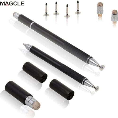 3 in 1 Fiber Stylus Pen Drawing Tablet Pens Capacitive Screen Touch Pen for Mobile Phone Smart Pen Accessories Ballpoint Pen