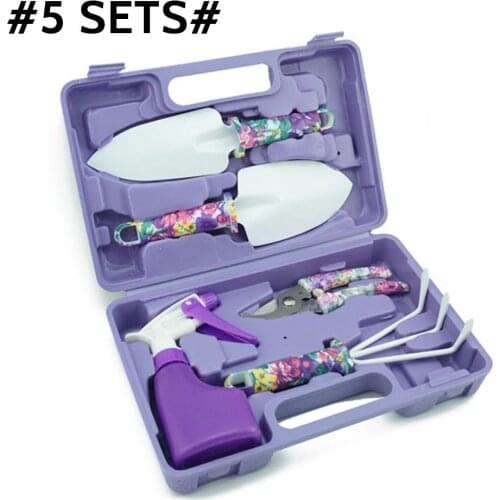 5pcs Garden Tools Lightweight Gardening Tools Kit Non-slip Handle Garden Hand Tools Gifts Garden Tools Weeding Digging