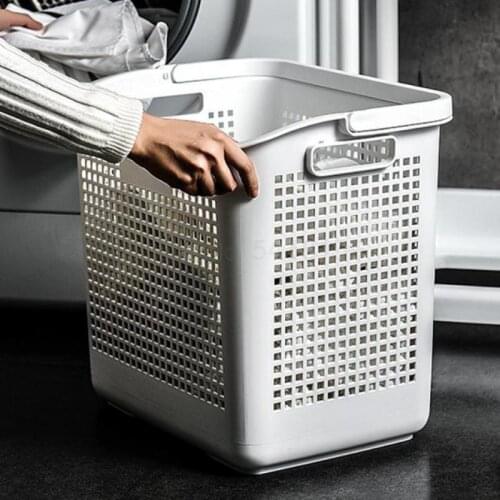 600 Dirty basket household multi-layer rack laundry basket simple dirty clothes storage basket plastic bathroom dirty clothes
