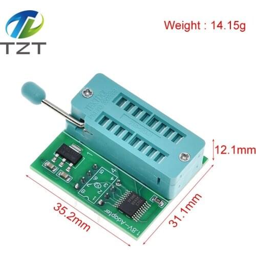 1.8V adapter for Iphone or motherboard 1.8V SPI Flash SOP8 DIP8 W25 MX25 use on programmers TL866CS TL866A EZP2010 EZP2013 CH341