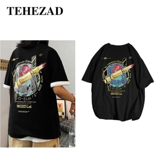Unisex Style Plus Size Blouse Mens Short-Sleeved T-Shirt 2021 Youth Loose Casual Womens Short-Sleeved T-Shirt for Lovers