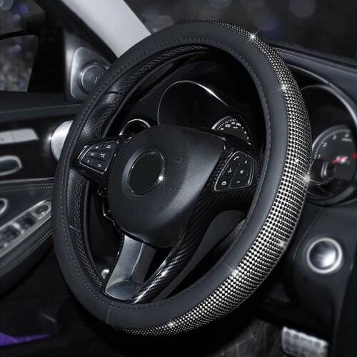 Durable Car Steering Wheel Covers Decor Auto Decoration Autumn and Winter 15 Inch Plush Accessories Fashion Universal Dish Sets