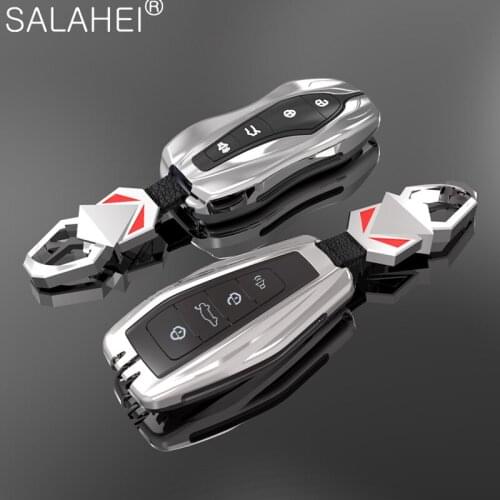 Zinc Alloy Car Key Cover Protection Ring for Geely Atlas Boyue NL3 EX7 Emgrand X7 EmgrarandX7 SUV GT GC9 Borui SUV GT Key Chain