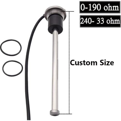 700mm Marine Boat Fuel Level Gauge Sensor for 0-190ohm 240-33ohm Water level Gauge meter auto gauges
