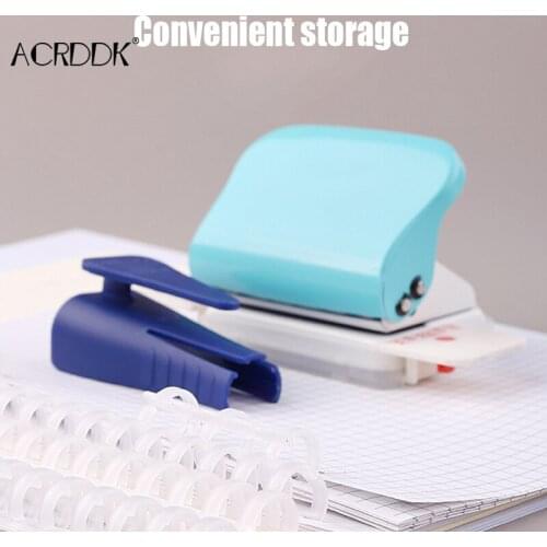DIY Hole Puncher DIY Loose Leaf Hole Punch Portable Loose-leaf Paper Hole Puncher FC