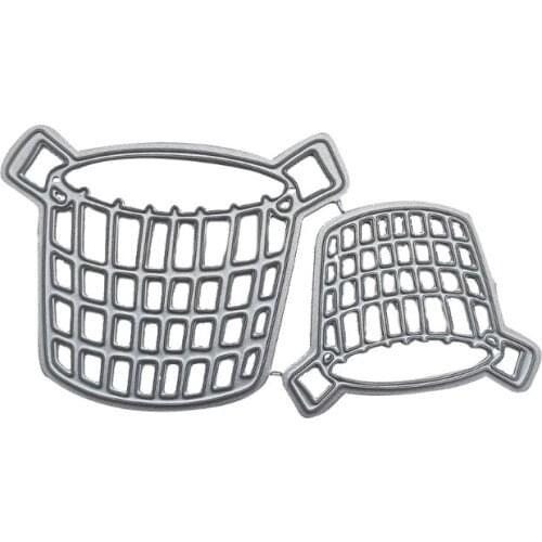 Basket Metal Cutting Dies Stencil DIY Scrapbooking Album Paper Card Template Mold Embossing Craft Decoration