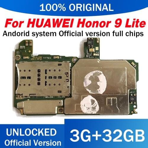 LLD-L31-3+32G For Huawei Honor 9 Lite 100% Clean Original Motherboard 32GB ROM Mainboard Android OS Logic Board With Full Chip