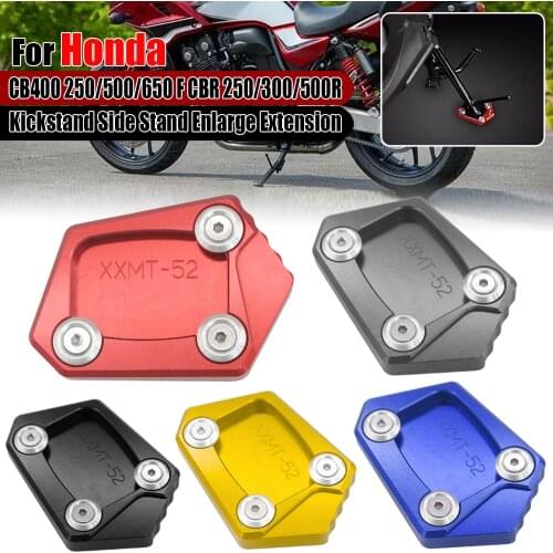 Motorcycle Kickstand Side Stand Enlarge Extension For Honda CB400 CB500F/X CB 250/650 F CBR250R CBR600F CBR 300/500 R NC700 S/X
