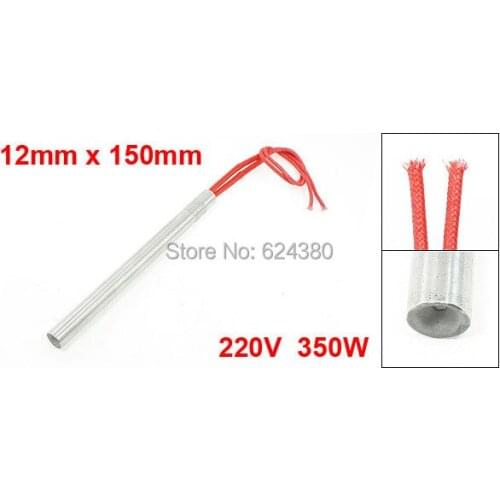220V 350W Heating Tube Stainless Steel Cartridge Heater Die Mold Heating Element 12mm x 150mm 0.47" x 5.9" Discount