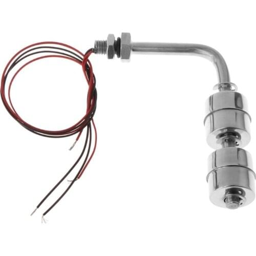 Stainless Steel Right Angle Water Level Sensor Liquid Float Switch Tank Pool 10W Drop Ship