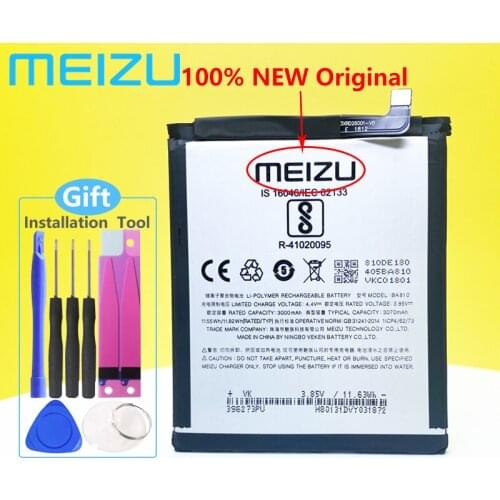 NEW Original MEIZU BA810 Battery For MEIZU M8C M810H/M810L Mobile Phone + Gift Tools