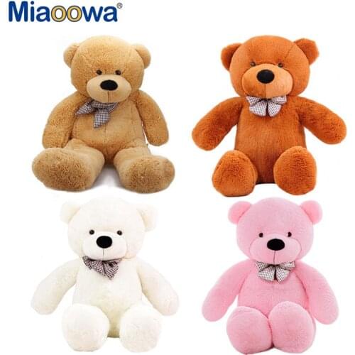 0.8-2m Three Colors Teddy Bear Skin Teddy Bear Hull Super Quality Plush Soft Coat Wholesale Price For Girls Christmas Gift