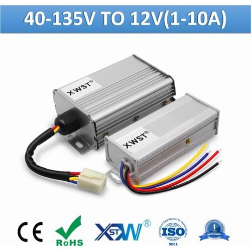 XWST Isolated DC DC Converter 40-135v 48v 60v 72v 90v 110v 120v to 12v Step Down Buck Converter Power Supply