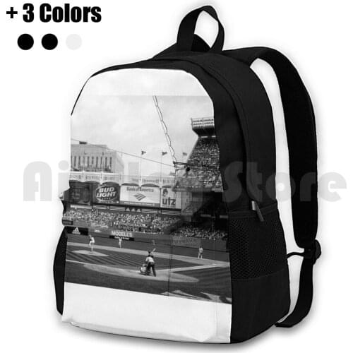 New York City Outdoor Hiking Backpack Riding Climbing Sports Bag New York City Bronx Black White Yankees Yankee Stadium