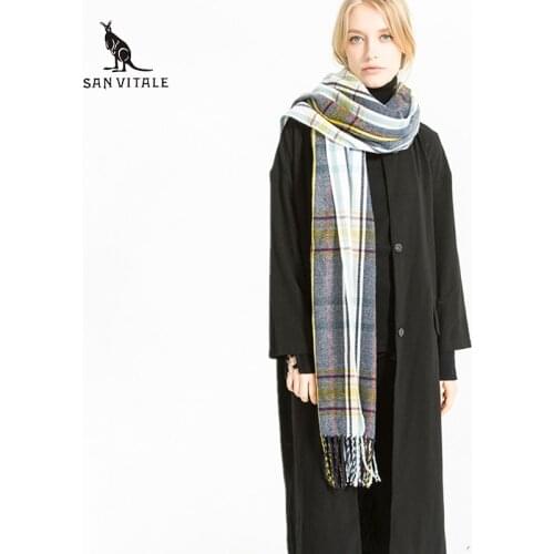 Scarves WomenS Scarf Winter Warm Headband Ponchos And Capes Cotton Designer Fashion Casual Clothing Accessories Apparel Plaid