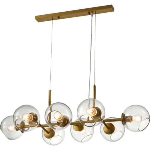 Nordic Postmodern Creative Chandeliers LED Molecular Magic Bean Art Decorate Lamps Bedroom Coffee Bar Hotel Hanging Lightings