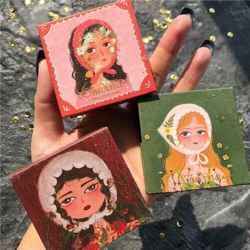 Guicami Nanas Nine Color Eye Shadow 9 Color Pearlescent Matte Waterproof Natural Eye Makeup