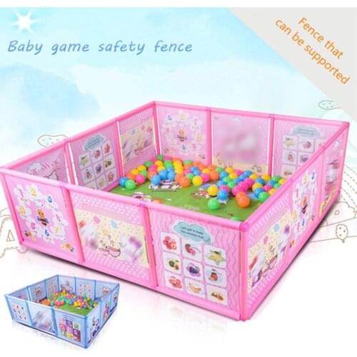 Baby Fence Railing Plastic Baby Safety Fence Swimming Pool Folding Fence Protection Safety Products Baby Crawling Safety Fence