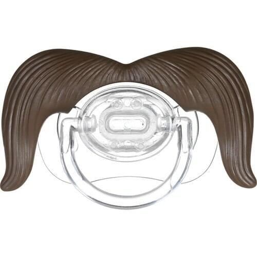 Baby Slikon Pacifier healthy pacifier feeder kids feeding safe pacifier new-born Silicone Mustache Bpa free 6-12 month