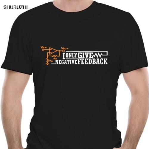 Eevblog Negative Feedback - I Only Give Popular Tagless Tee T-Shirt fashion t-shirt men cotton brand teeshirt sbz1214