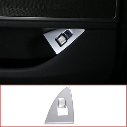 For BMW 7 Series G11 G12 730li 740li 750li 2016-2018 Car Accessories ABS Matte Chrome Interior Rear Tail Door Switch Cover Trim