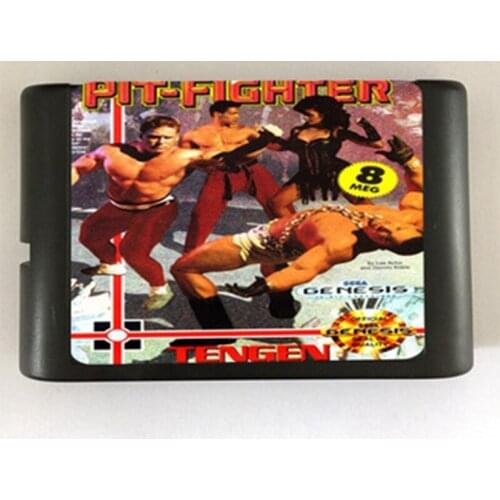 Pit Fighter Game Cartridge Newest 16 bit Game Card For Sega Mega Drive / Genesis System