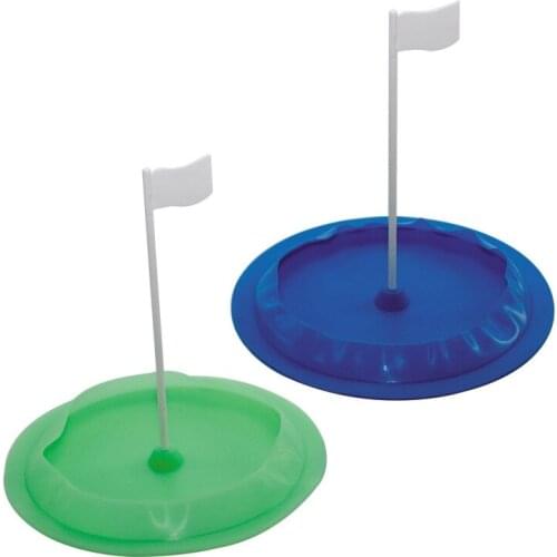 All-Direction Golf Putting Cup Soft Rubber Practice Putter Hole with Flag for Indoor Outdoor Golf Training