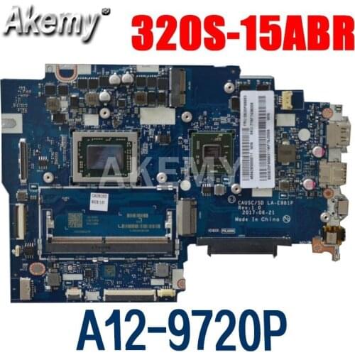 LA-E981P motherboard For Lenovo 320S-15ABR motherboard LA-E981P 320S-15ABR Laptop Mainboard Test OK original work A12-9720P