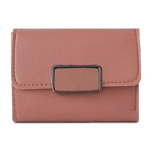 Summer Fashion Check Design Short Women Wallet Popular Practical Three Fold Purse Female Credit Card Coin Bag Girl B189