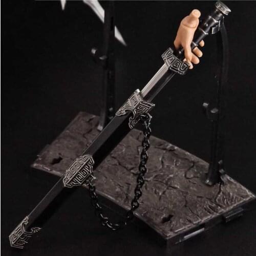 1:6 Scale diecast Famous sword in ancient China Qin Shihuangs sword anime Model accessories Sword weapon gift toy