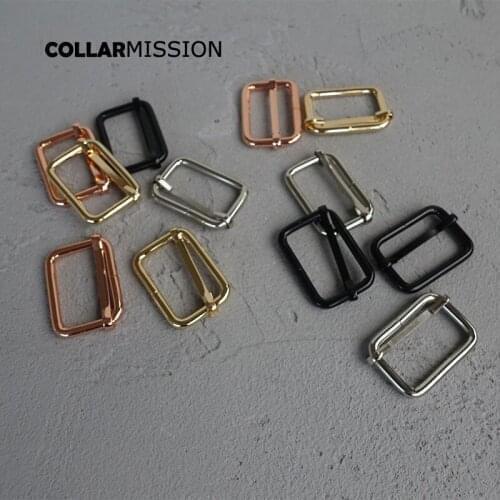 Metal slider for webbing 30mm belt handbag bag dog collars parts durable adjuster environmental adjustable buckle 4 colors