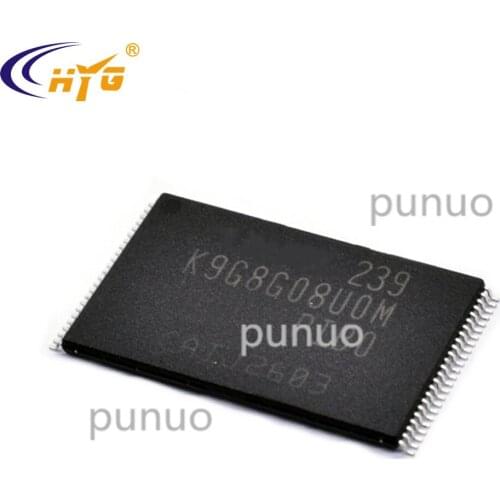 Original Authentic K9G8G08U0M-PIB0 Encapsulation TSOP48 8G-bit NAND Flash Memory Spare 256M-bit 2.7-3.3V Microcontroller IC Chip