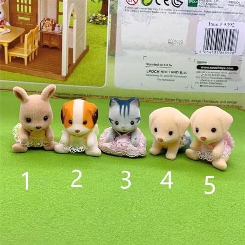 Geniune Sylvanian Doll Figures Families without package